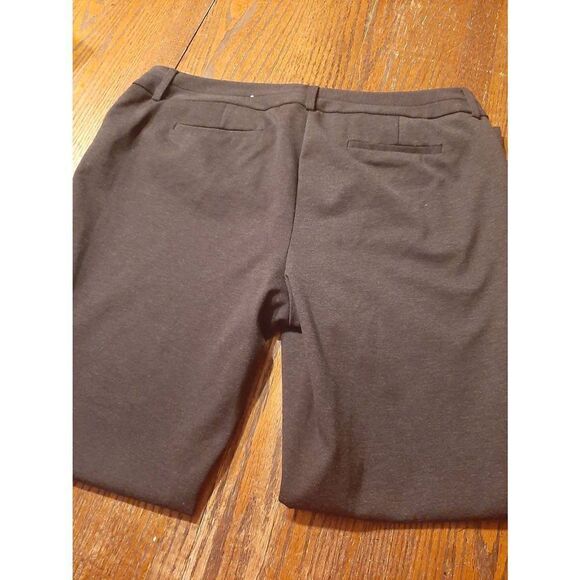 Size 16 XL Size 3 Chicos Heather Black Flat Front Pants with Belt Loops - Picture 4 of 5